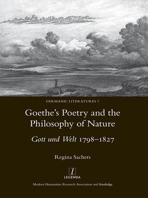 cover image of Goethe's Poetry and the Philosophy of Nature